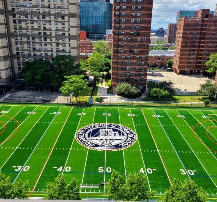 After+Months+of+Construction%2C+Brooklyn+Tech+Football+Field+Approaches+Completion