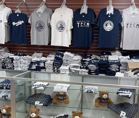 The SGO Store, fully stocked for the first school year in which students have had to wear Tech gear to gym classes since 2019-20.