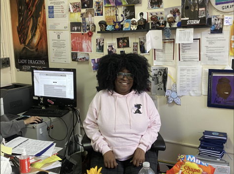 Ms. Ramona Richardson, head of SPARK, in her office, 7C7