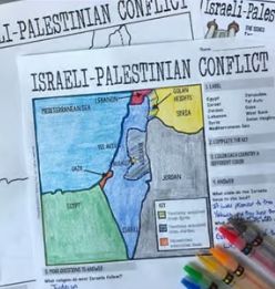 Israeli-Palestinian Conflict Map Activity